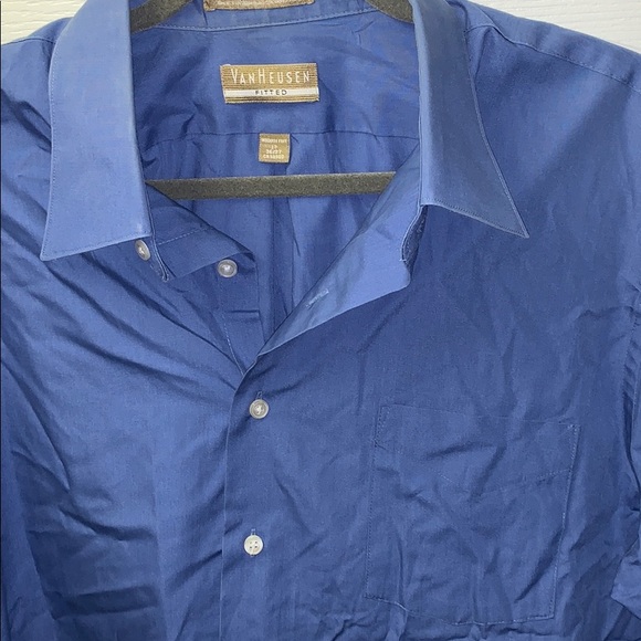 Van Heusen Fitted Dress Shirt 36/37 17 Neck - Picture 3 of 4